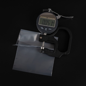 Курьер-пакет прозрачный, без кармана, 190*240+40 мм, 50 мкм, 100 шт.