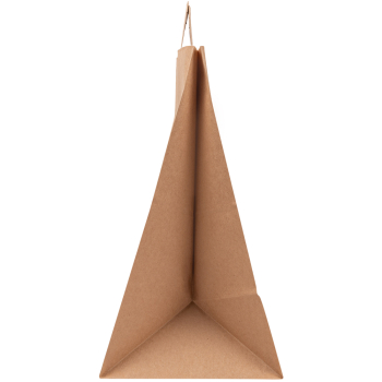 Крафт пакет с плоской ручкой, 90 г/м², 44.5*18*37 см