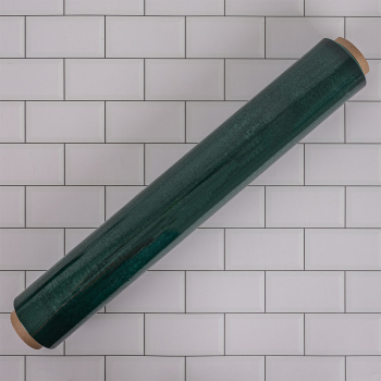 Стрейч пленка «Благородный малахит», темно-зеленая, 500 мм, 20 мкм, 1.15 кг, 1 сорт