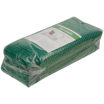 Фасадная сетка защитная, зеленая, 35 г/м², 2*10 м, затенение 35-40%