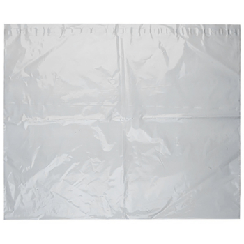 Курьер-пакет белый без печати, с карманом, 660*500+40 мм, 50 мкм, 1 шт.