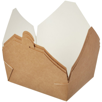 Контейнер с клапанами «Fold Box», крафт, 950 мл, 170*135*50 мм, 60 шт.