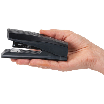 Степлер BRAUBERG «Super» для скоб №24/6 и №26/6, пластик, черный, 30 листов