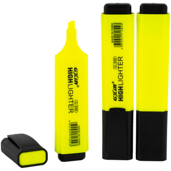 Текстовыделитель Gxin Highlighter G-342, желтый, 2-5 мм, 1 шт.
