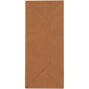 Крафт пакет с веревочной ручкой, 120 г/м², 19*8*24 см