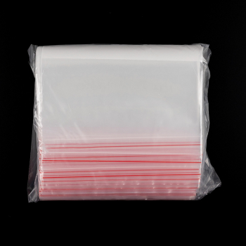 Пакет Zip Lock с полосой для надписи, прозрачный, 200*300 мм, 80 мкм, 100 шт.