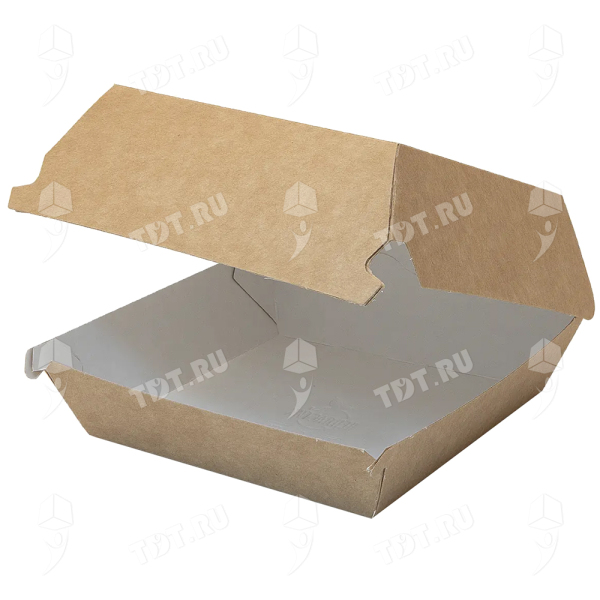 Коробка для бургера, размер M, 100*100*60 мм, 50 шт.