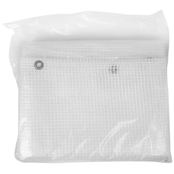 Армированный тент с люверсами, белый, 120 г/м², 270 мкм, 2*3 м