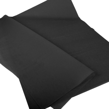 Бумага тишью упаковочная, черная, 50*66 см, 20 г/м², 10 листов