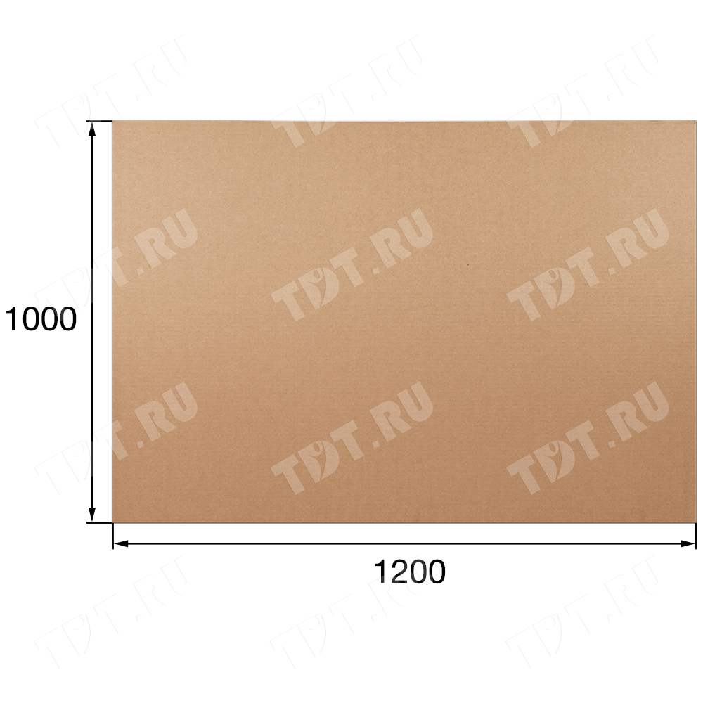 Лист гофрокартона Т21, 1200*1000 мм