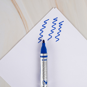 Маркер перманентный Gxin G-110, синий, 2-3 мм, 1 шт.