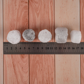 Наполнитель полистирольный «Конфетти», чёрно-белый, 10 л