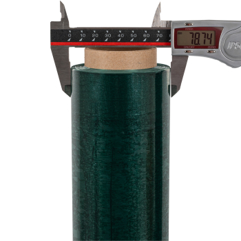 Стрейч пленка «Благородный малахит», темно-зеленая, 500 мм, 20 мкм, 1.15 кг, 1 сорт