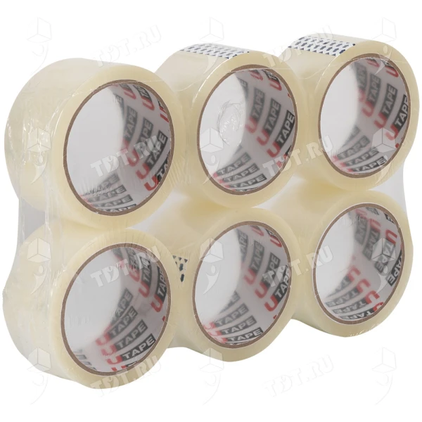 Клейкая лента прозрачная Utape, 48мм*50м*45мкм
