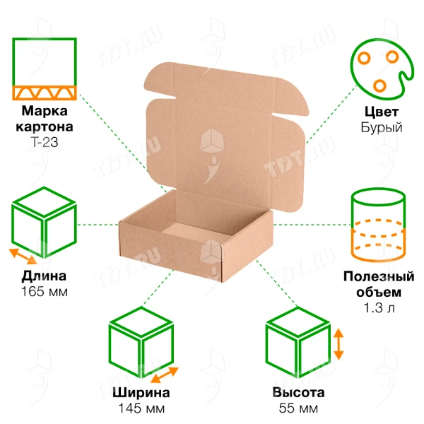 Короб КС-623 МГК, 165*145*55 мм