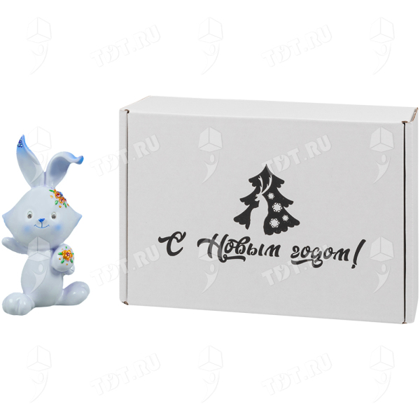 Подарочная коробка «С Новым годом!», белая, 210*150*90 мм