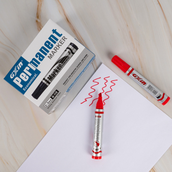 Маркер перманентный Gxin G-110, красный, 2-3 мм, 1 шт.