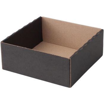 Коробка крышка-дно «Кубик», чёрная, 100*100*100 мм