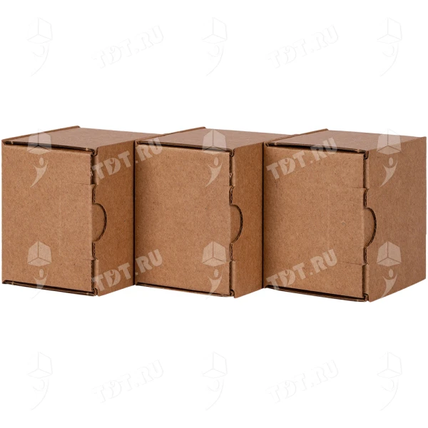 Самосборный короб №235, с язычком, 70*70*60 мм, 50 шт.