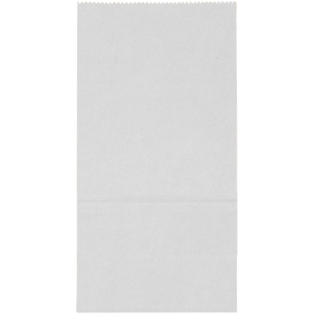 Белый бумажный пакет без ручек, 70 г/м², 10*7*19 см Белый бумажный пакет без ручек, 70 г/м², 10*7*19 см
