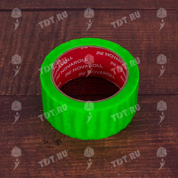 Клейкая лента зеленая Nova Roll ID Tape, 48мм*66м*45мкм