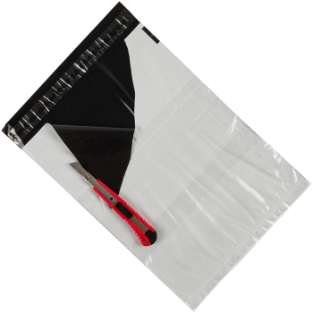 Курьер-пакет белый без печати, с карманом, 165*240+40 мм, 50 мкм, 1 шт.