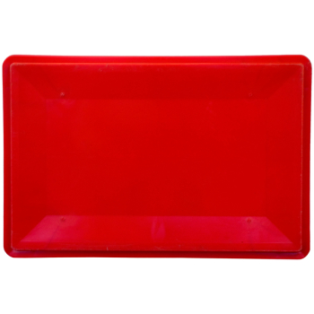 Мясной ящик Е3, красный, сплошной, 600*400*300 мм