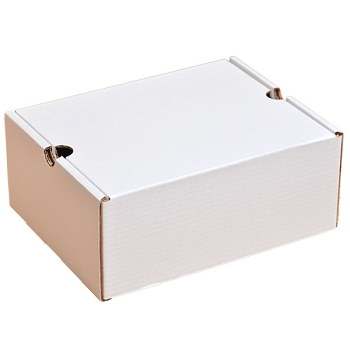 Беленая коробка для обуви №77, 300*240*130 мм