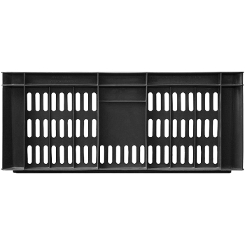 Пластиковый ящик, чёрный, 600*400*250 мм