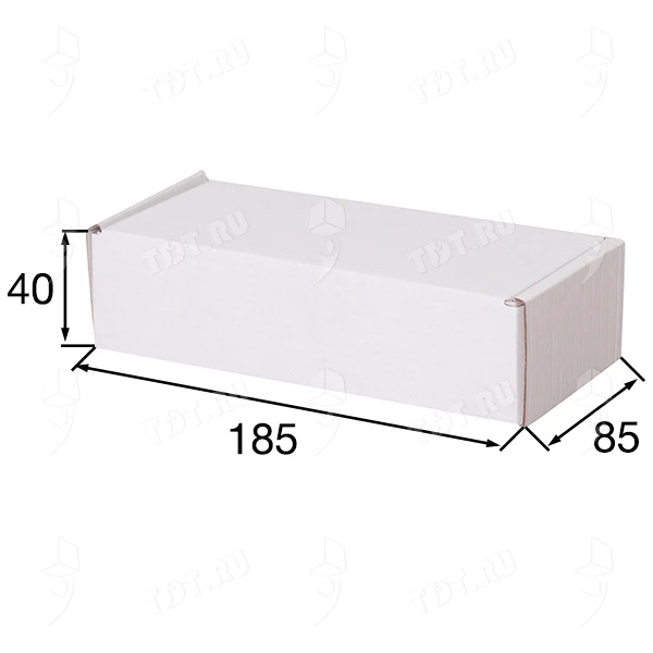 Короб КС-434 МГФ, белый, 185*85*40 мм