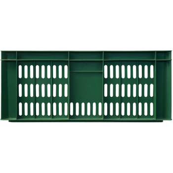 Пластиковый ящик, зелёный, 600*400*250 мм