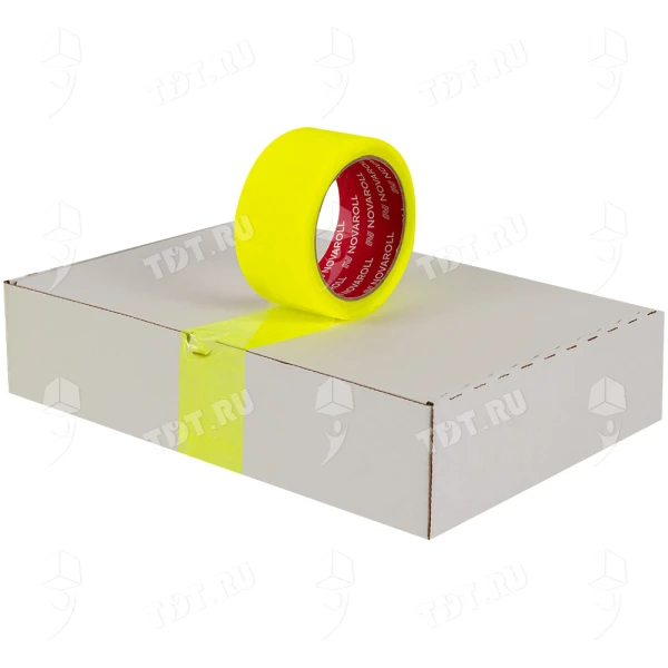 Клейкая лента лимонная Nova Roll ID Tape, 48мм*66м*45мкм