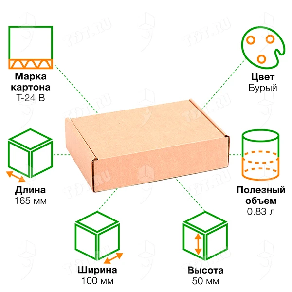 Короб КС-22, 165*100*50 мм