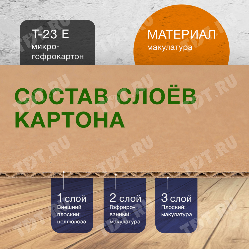 Самосборный короб №135, 140*40*30 мм, Т-23 Е