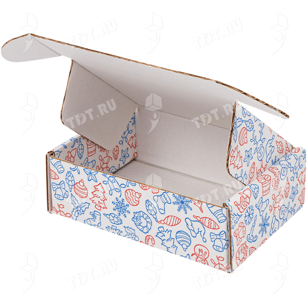 Подарочная коробка «Новогоднее чудо», белая, 180*140*60 мм