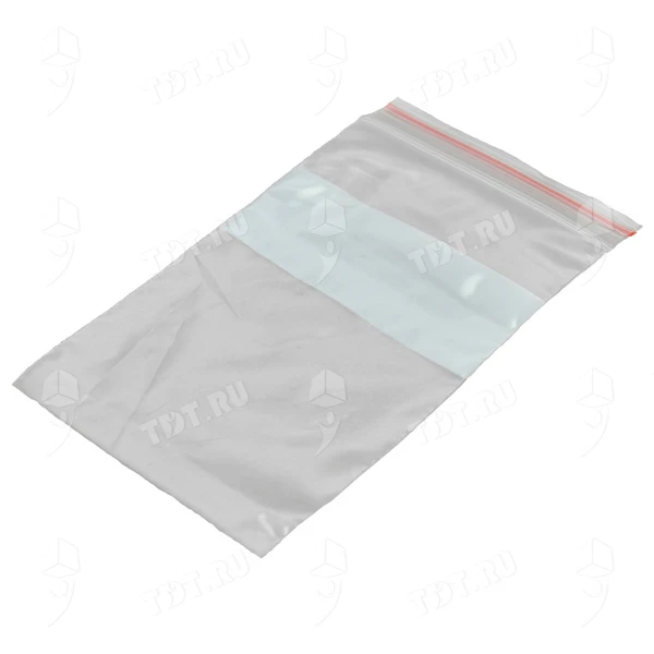 Пакеты Zip Lock с полосой для надписи, 180*250 мм, 70 мкм, 100 шт.