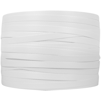 Стреппинг лента полипропиленовая (ПП), 12мм*0.5мм*500м, белая