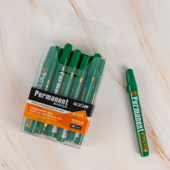 Маркер перманентный Gxin G-113, зеленый, 3 мм, 1 шт.