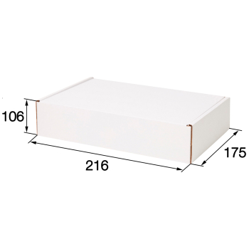 Коробка №202/1 (премиум), беленая, 216*175*106 мм