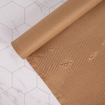 Рулон сотовой оберточной бумаги, крафт, 50*0.5 м