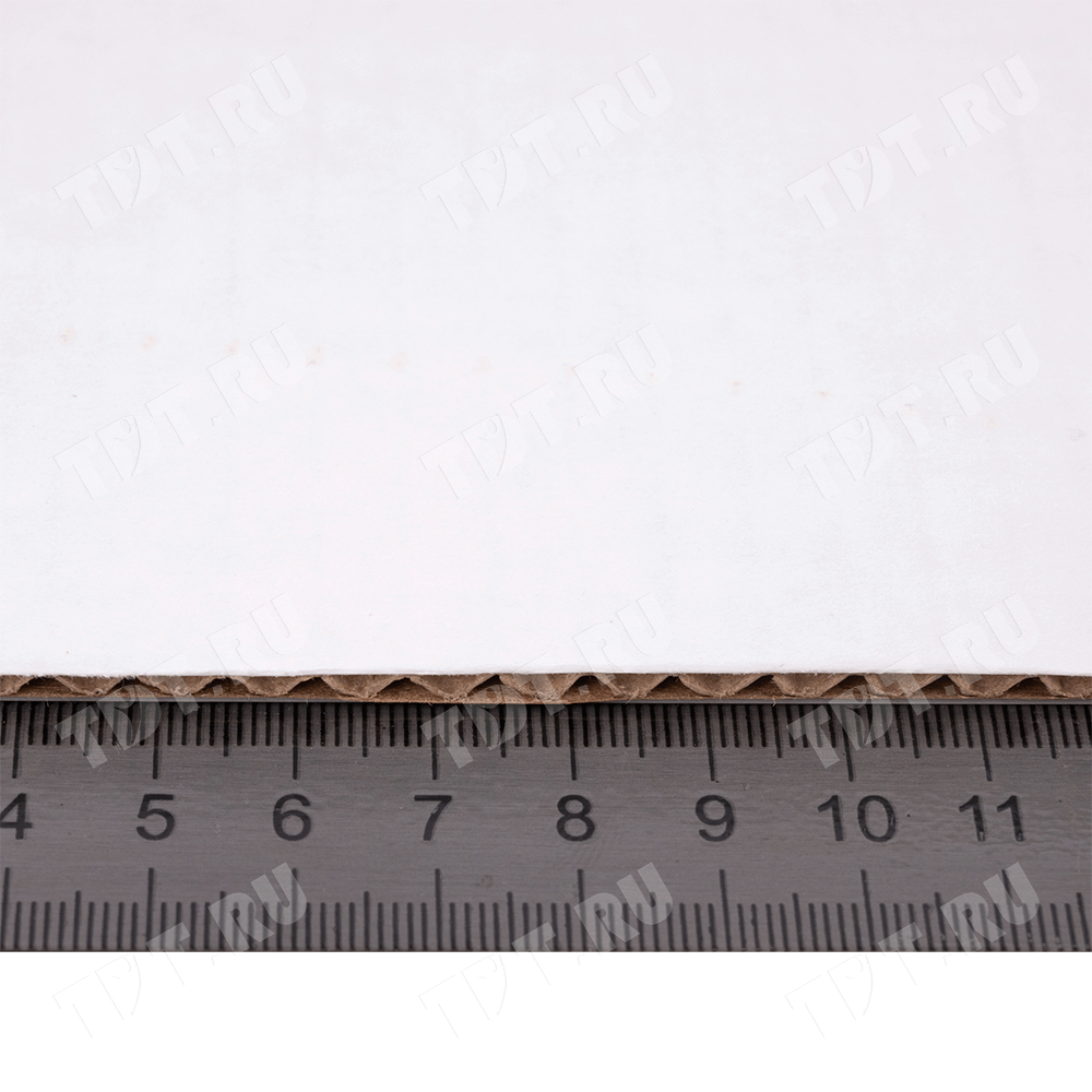 Лист гофрокартона Т23, бело-бурый, 1200*2060 мм