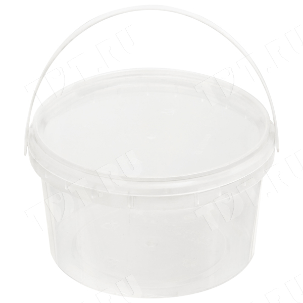 Пластиковое ведро с крышкой, от 0 до +80 °C, 3250мл