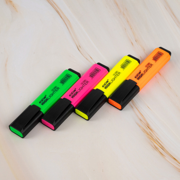 Текстовыделитель Gxin Highlighter G-342, набор 4 неон-цвета, 2-5 мм, 4 шт./уп.