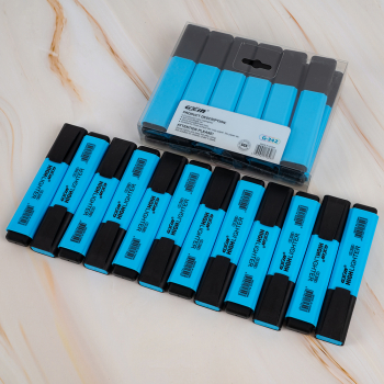 Текстовыделитель Gxin Highlighter G-342, голубой, 2-5 мм, 12 шт./уп.