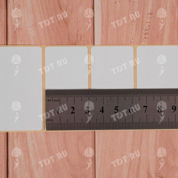 Термоэтикетки самоклеящиеся ЭКО 58*30 мм, втулка 40 мм, 900 шт./рол.
