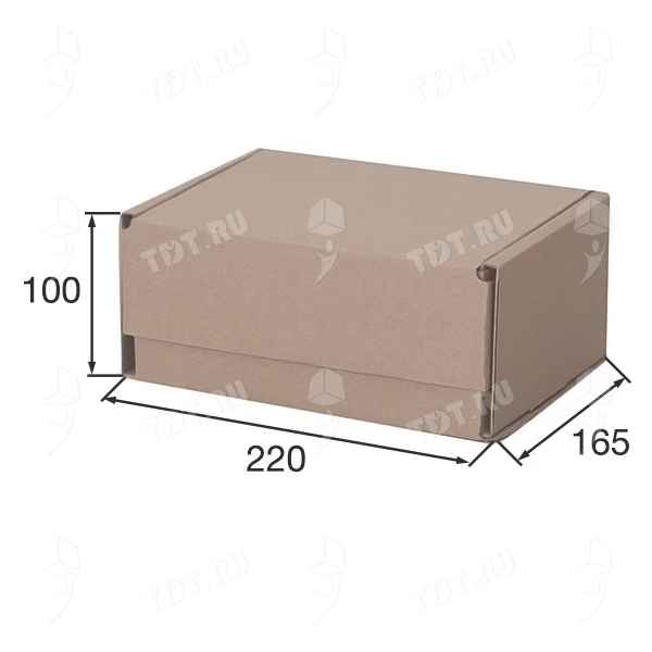 Почтовый короб «Бизнес», тип «Д», 220*165*100 мм, T21, 100% вторсырье