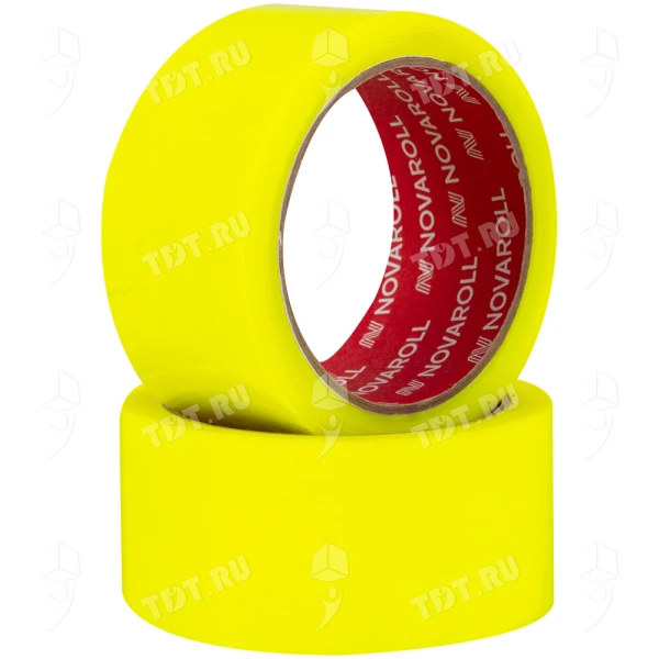 Клейкая лента лимонная Nova Roll ID Tape, 48мм*66м*45мкм