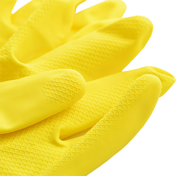 Перчатки хозяйственные латексные Люкс (размер M)