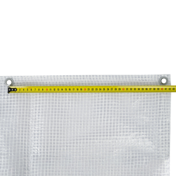 Армированный тент с люверсами, белый, 120 г/м², 270 мкм, 2*3 м