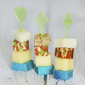 Декоративные пластиковые пики «Карты», 90 мм, 400 шт.